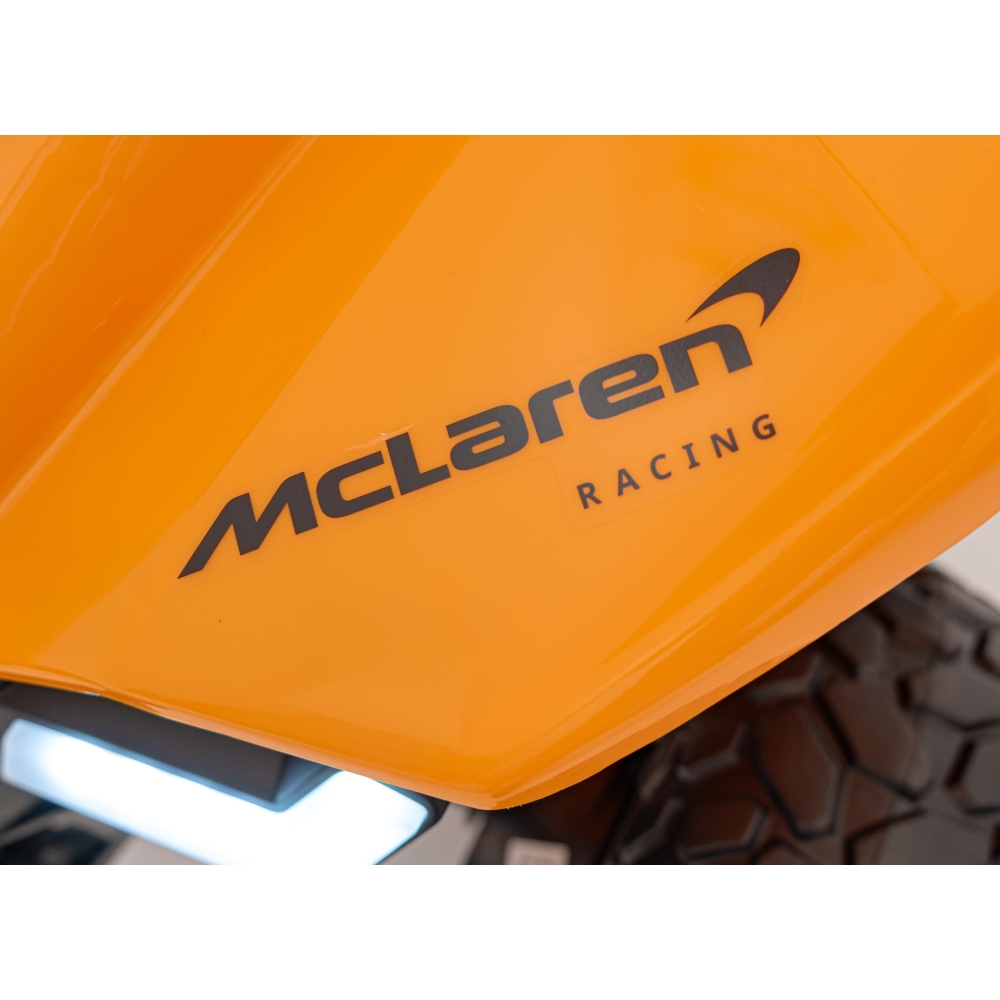 Elektrinis keturratis McLaren Racing MCL 35, Orange-Elektromobiliai vaikams, Keturračiai ir bagiai-e-vaikas