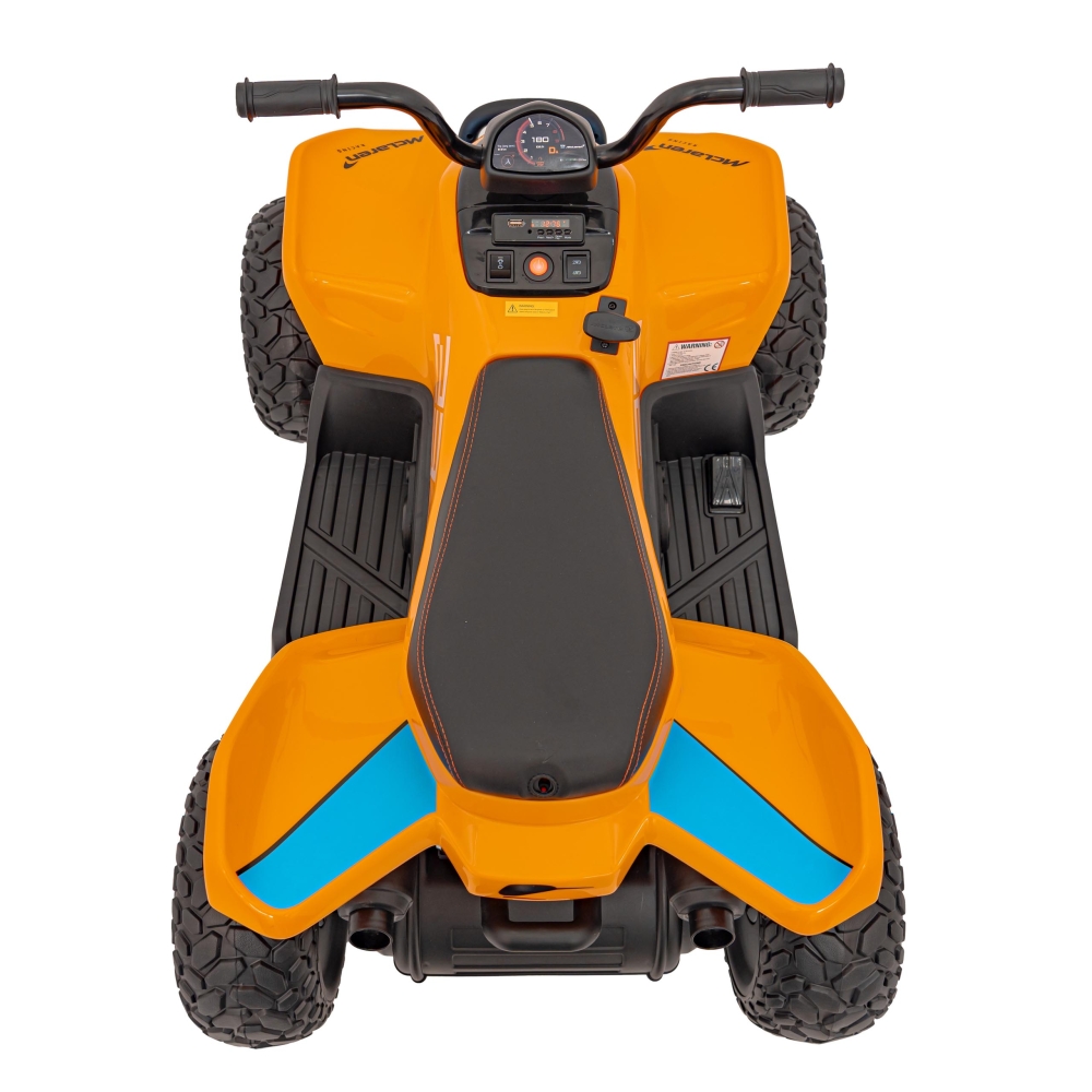 Elektrinis keturratis McLaren Racing MCL 35, Orange-Elektromobiliai vaikams, Keturračiai ir bagiai-e-vaikas