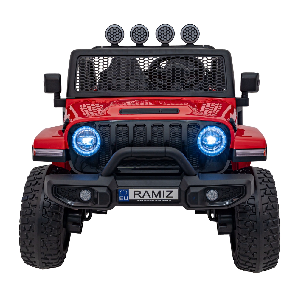Elektromobilis OFF-ROAD 3.0, Red-Elektromobiliai vaikams, Visureigiai-e-vaikas