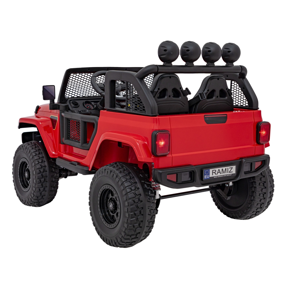 Elektromobilis OFF-ROAD 3.0, Red-Elektromobiliai vaikams, Visureigiai-e-vaikas