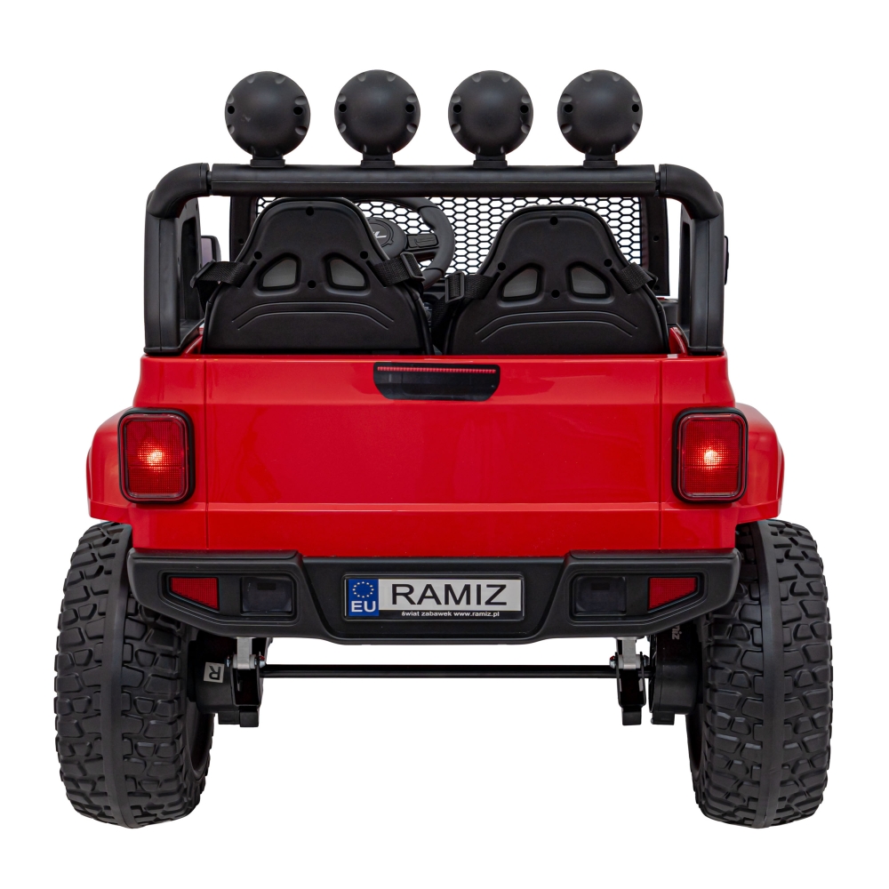 Elektromobilis OFF-ROAD 3.0, Red-Elektromobiliai vaikams, Visureigiai-e-vaikas
