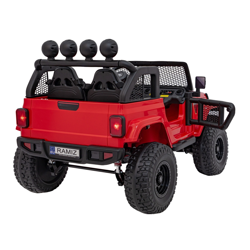 Elektromobilis OFF-ROAD 3.0, Red-Elektromobiliai vaikams, Visureigiai-e-vaikas