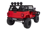 Auto terenowe OFF-ROAD 3.0 dla dzieci Czerwony + Pilot + Wolny Start + Pasy + Audio LED