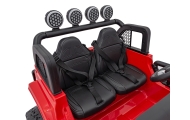 Auto terenowe OFF-ROAD 3.0 dla dzieci Czerwony + Pilot + Wolny Start + Pasy + Audio LED