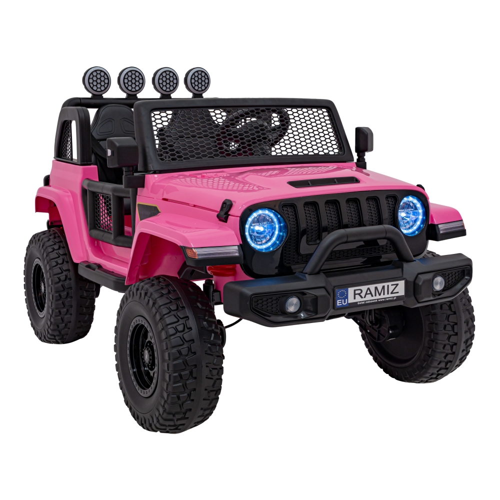 Elektromobilis OFF-ROAD 3.0, Pink-Elektromobiliai vaikams, Visureigiai-e-vaikas