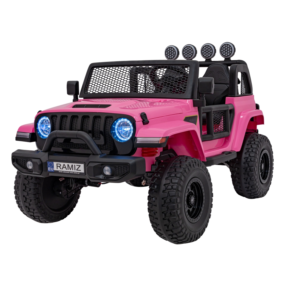 Elektromobilis OFF-ROAD 3.0, Pink-Elektromobiliai vaikams, Visureigiai-e-vaikas