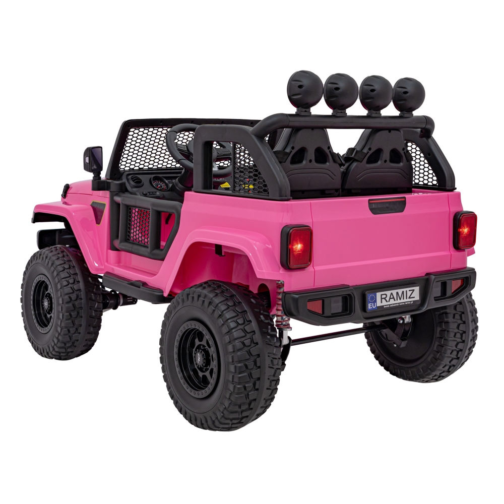 Elektromobilis OFF-ROAD 3.0, Pink-Elektromobiliai vaikams, Visureigiai-e-vaikas