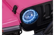 Auto terenowe OFF-ROAD 3.0 dla dzieci Różowy + Pilot + Wolny Start + Pasy + Audio LED