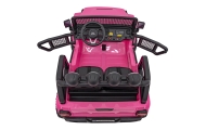 Auto terenowe OFF-ROAD 3.0 dla dzieci Różowy + Pilot + Wolny Start + Pasy + Audio LED