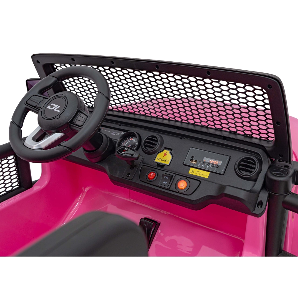 Elektromobilis OFF-ROAD 3.0, Pink-Elektromobiliai vaikams, Visureigiai-e-vaikas