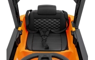 JCB geltonas šakinis krautuvas-Elektromobiliai vaikams, Traktoriai-e-vaikas