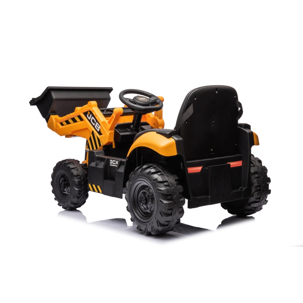 Elektrinis JCB ekskavatoriaus, Yellow-Elektromobiliai vaikams, Traktoriai-e-vaikas