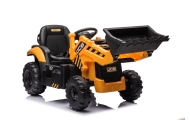 Elektrinis JCB ekskavatoriaus, Yellow-Elektromobiliai vaikams, Traktoriai-e-vaikas