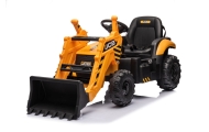 Elektrinis JCB ekskavatoriaus, Yellow-Elektromobiliai vaikams, Traktoriai-e-vaikas