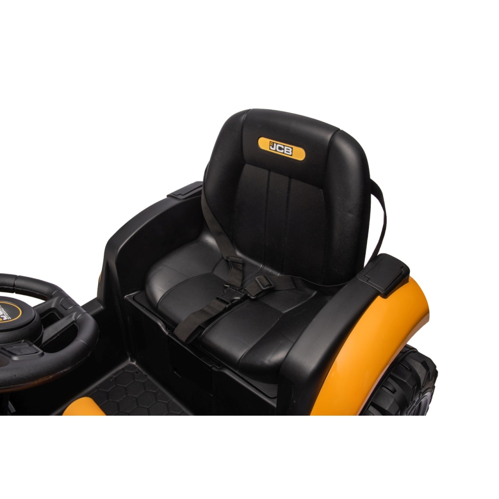 Elektrinis JCB ekskavatoriaus, Yellow-Elektromobiliai vaikams, Traktoriai-e-vaikas