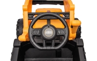Elektrinis JCB ekskavatoriaus, Yellow-Elektromobiliai vaikams, Traktoriai-e-vaikas