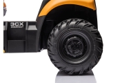 Elektrinis JCB ekskavatoriaus, Yellow-Elektromobiliai vaikams, Traktoriai-e-vaikas