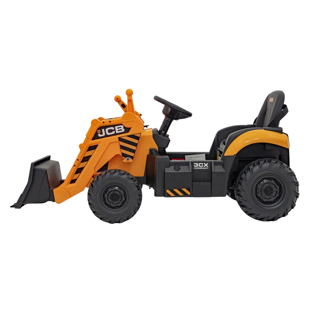 Elektrinis JCB ekskavatoriaus, Yellow-Elektromobiliai vaikams, Traktoriai-e-vaikas