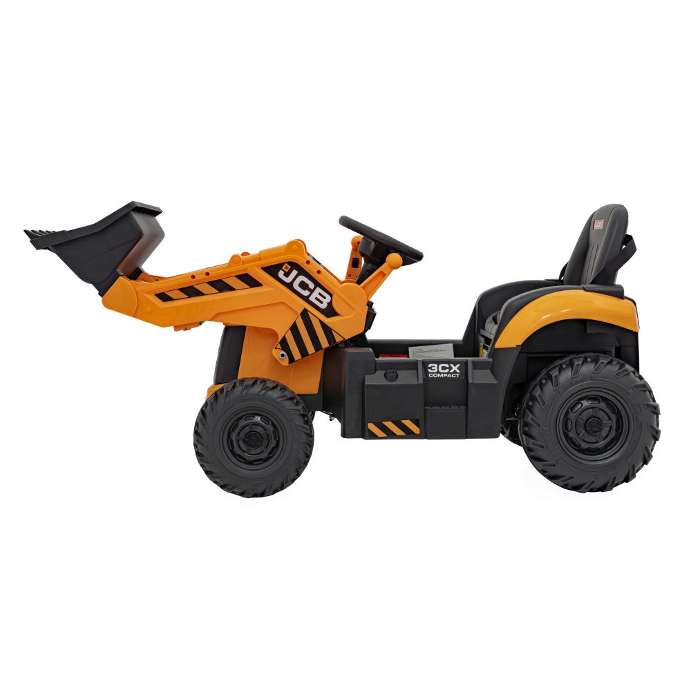 Elektrinis JCB ekskavatoriaus, Yellow-Elektromobiliai vaikams, Traktoriai-e-vaikas