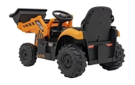 Elektrinis JCB ekskavatoriaus, Yellow-Elektromobiliai vaikams, Traktoriai-e-vaikas