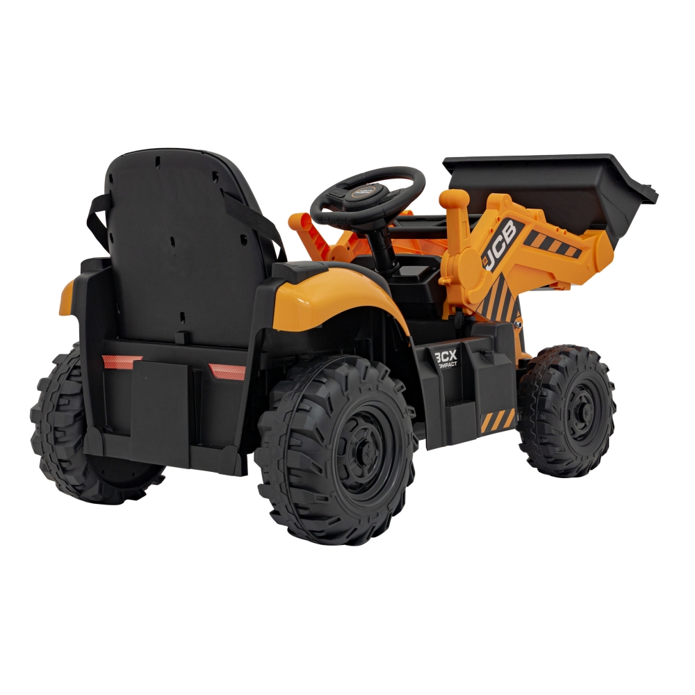 Elektrinis JCB ekskavatoriaus, Yellow-Elektromobiliai vaikams, Traktoriai-e-vaikas