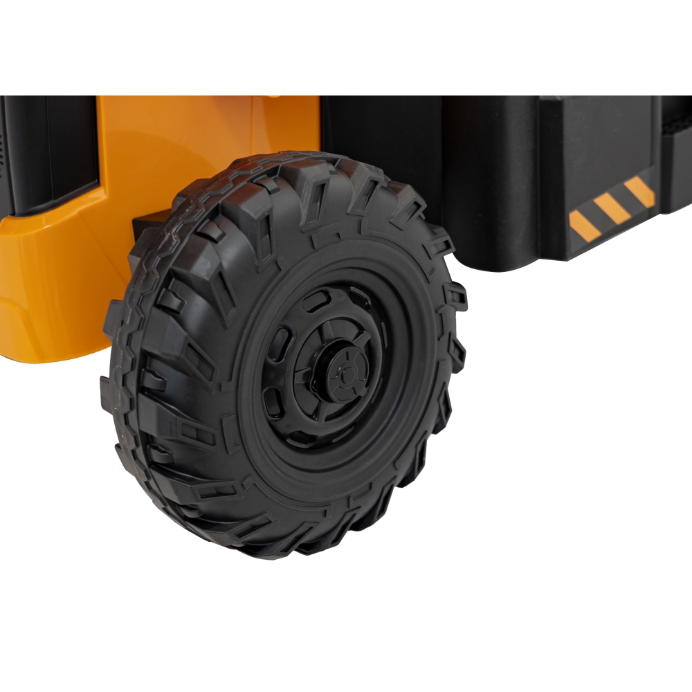 Elektrinis JCB ekskavatoriaus, Yellow-Elektromobiliai vaikams, Traktoriai-e-vaikas