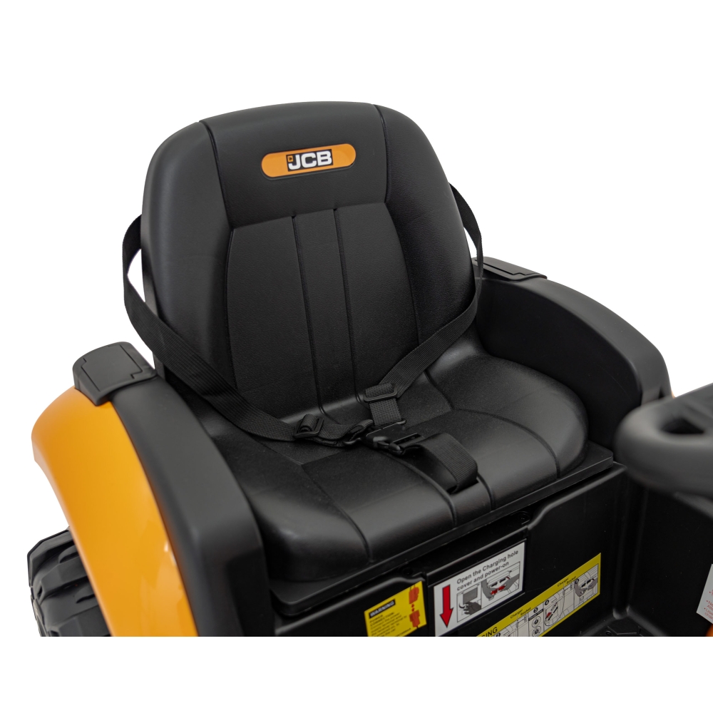 Elektrinis JCB ekskavatoriaus, Yellow-Elektromobiliai vaikams, Traktoriai-e-vaikas