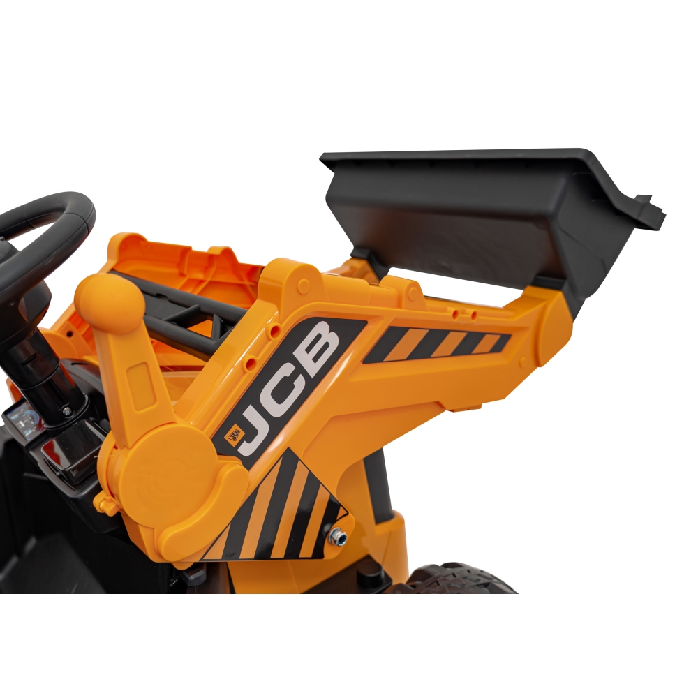 Elektrinis JCB ekskavatoriaus, Yellow-Elektromobiliai vaikams, Traktoriai-e-vaikas