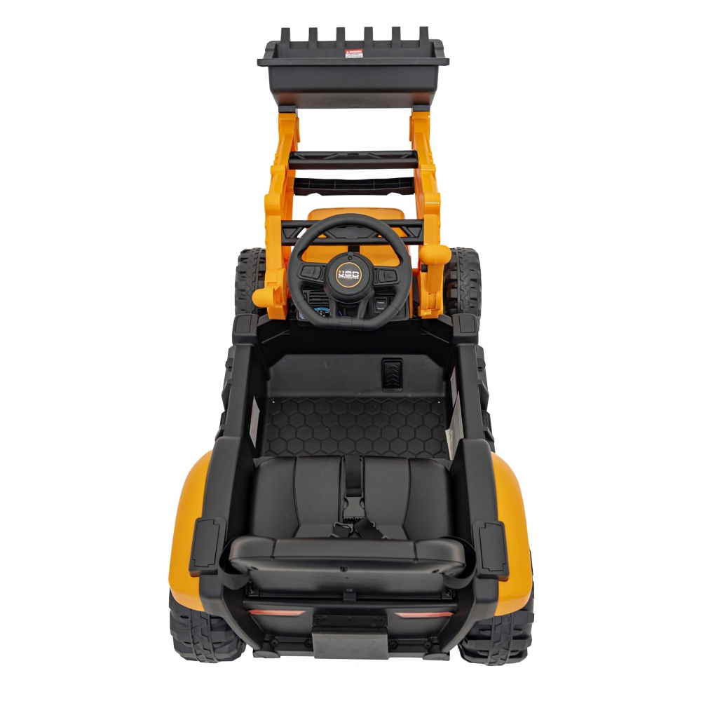Elektrinis JCB ekskavatoriaus, Yellow-Elektromobiliai vaikams, Traktoriai-e-vaikas
