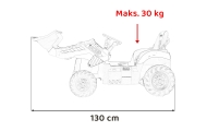Pojazd Koparka JCB Żółty