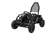 Degalinis kartingas „MUD MONSTER“, juodos spalvos-Elektromobiliai vaikams, Kartingai vaikams-e-vaikas