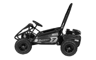 Degalinis kartingas „MUD MONSTER“, juodos spalvos-Elektromobiliai vaikams, Kartingai vaikams-e-vaikas