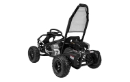 Degalinis kartingas „MUD MONSTER“, juodos spalvos-Elektromobiliai vaikams, Kartingai vaikams-e-vaikas
