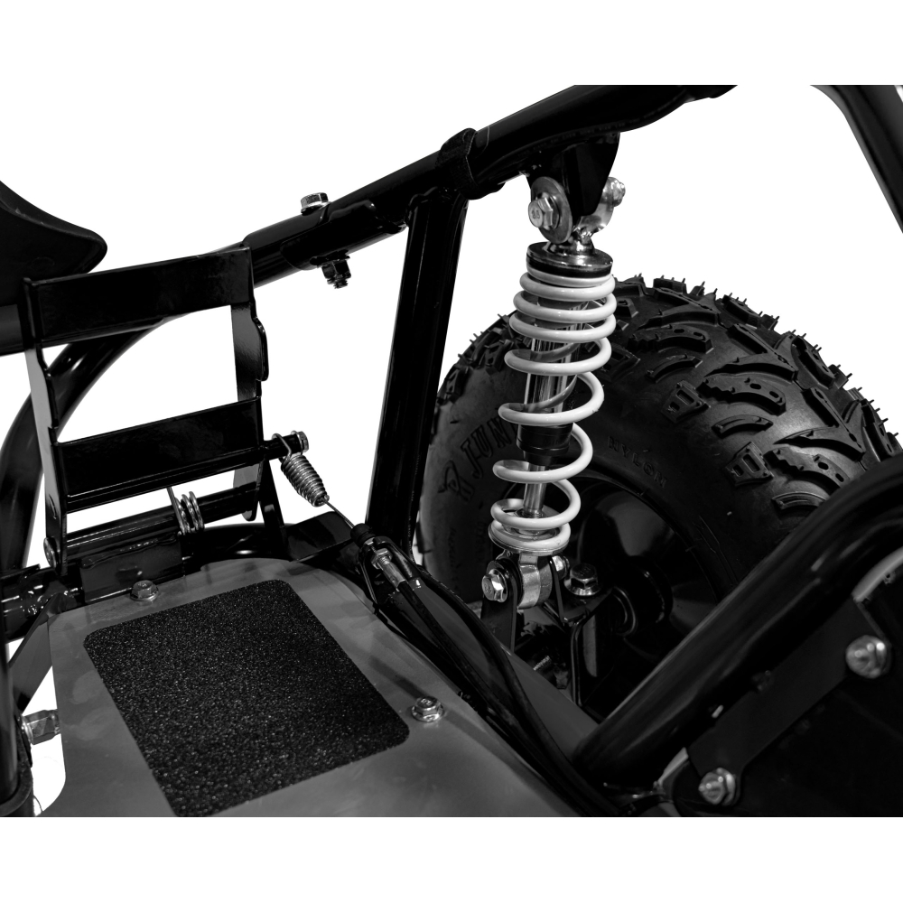 Degalinis kartingas „MUD MONSTER“, juodos spalvos-Elektromobiliai vaikams, Kartingai vaikams-e-vaikas