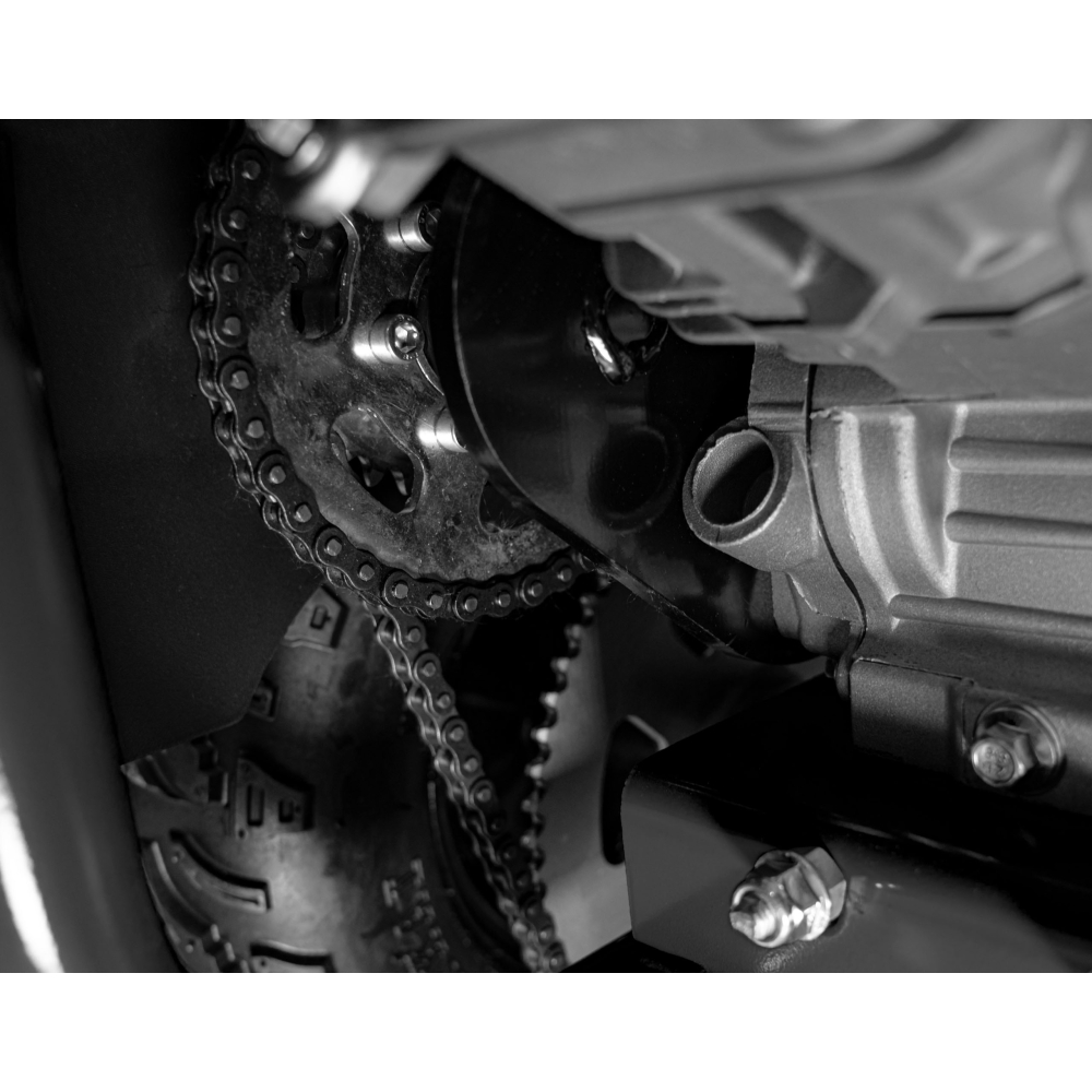 Degalinis kartingas „MUD MONSTER“, juodos spalvos-Elektromobiliai vaikams, Kartingai vaikams-e-vaikas