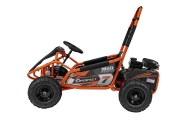 Degalinis kartingas „MUD MONSTER“, oranžinis-Elektromobiliai vaikams, Kartingai vaikams-e-vaikas