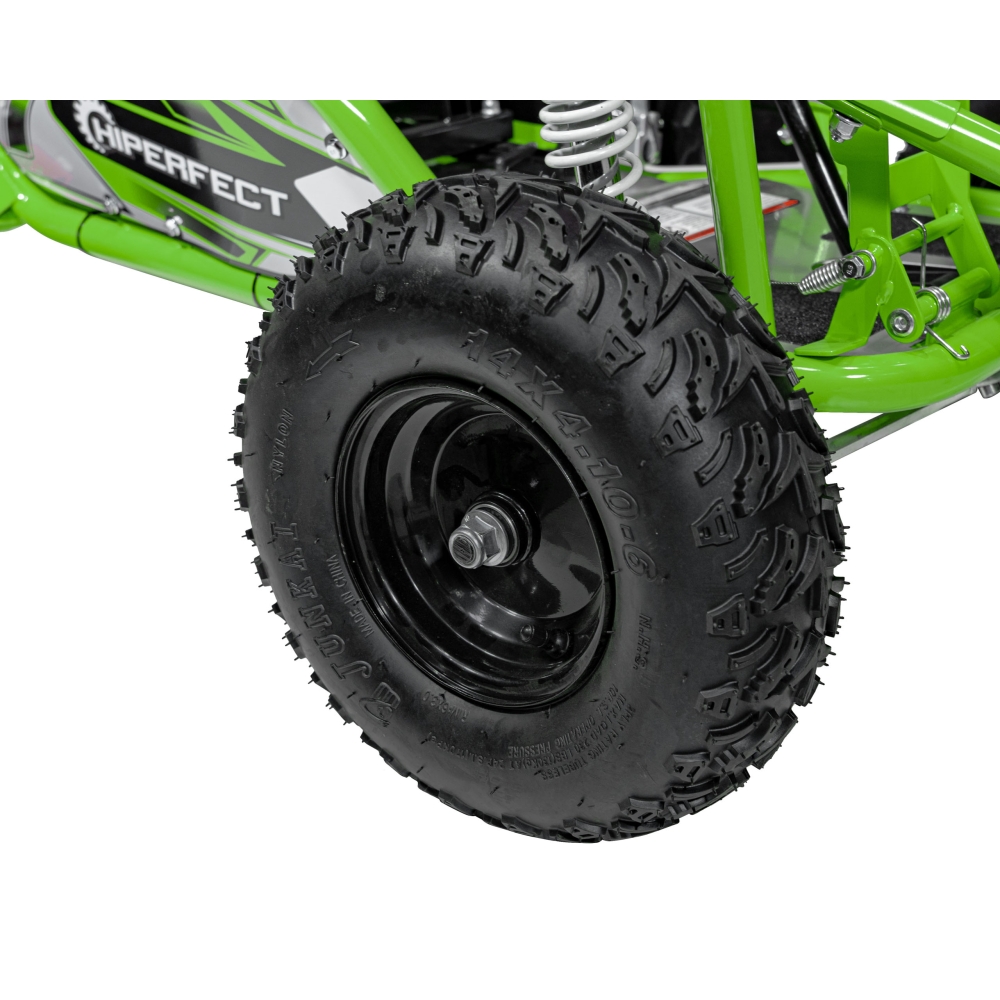 Degalinis kartingas „MUD MONSTER“ (žalias)-Elektromobiliai vaikams, Kartingai vaikams-e-vaikas