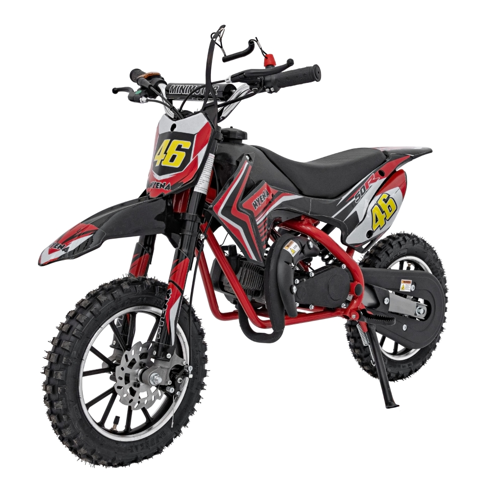RENEGADE 50R raudonos spalvos transporto priemonė su vidaus degimo varikliu