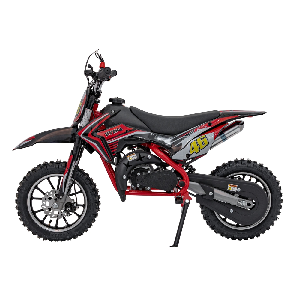 RENEGADE 50R raudonos spalvos transporto priemonė su vidaus degimo varikliu