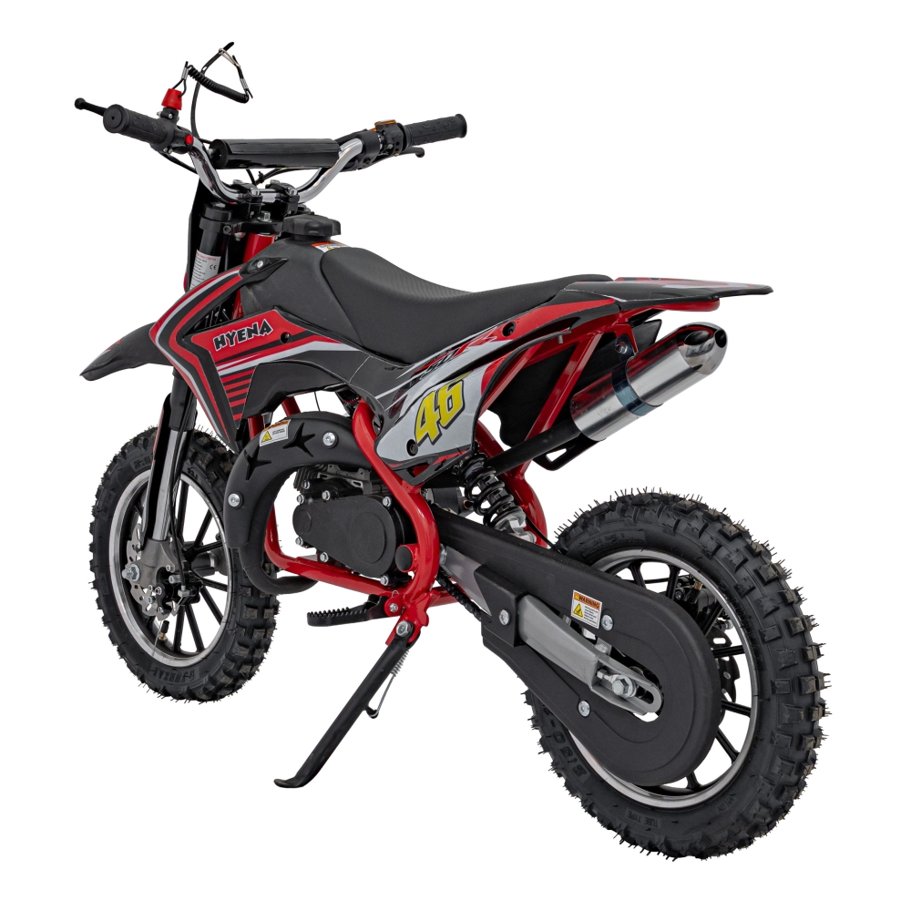 RENEGADE 50R raudonos spalvos transporto priemonė su vidaus degimo varikliu