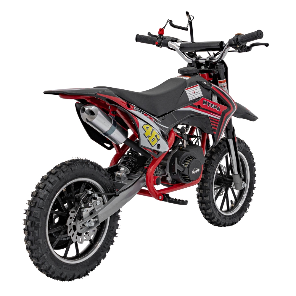 RENEGADE 50R raudonos spalvos transporto priemonė su vidaus degimo varikliu