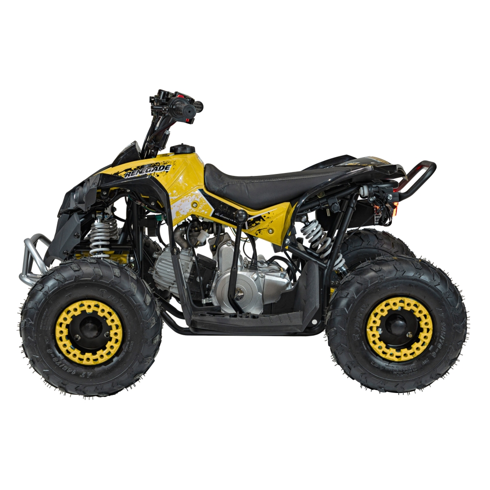 Benzininis keturratis RENEGADE HighPer 110CC, Yellow-Elektromobiliai vaikams, Keturračiai ir bagiai-e-vaikas