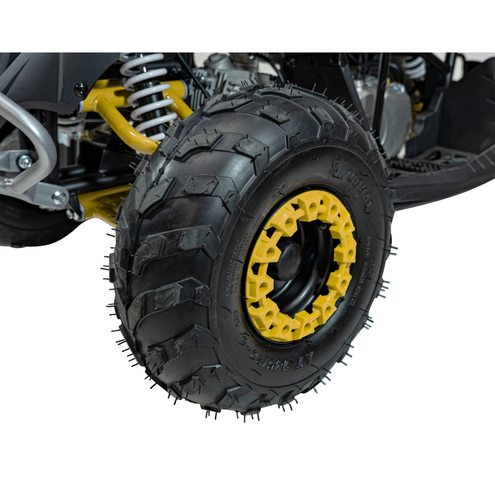Benzininis keturratis RENEGADE HighPer 110CC, Yellow-Elektromobiliai vaikams, Keturračiai ir bagiai-e-vaikas