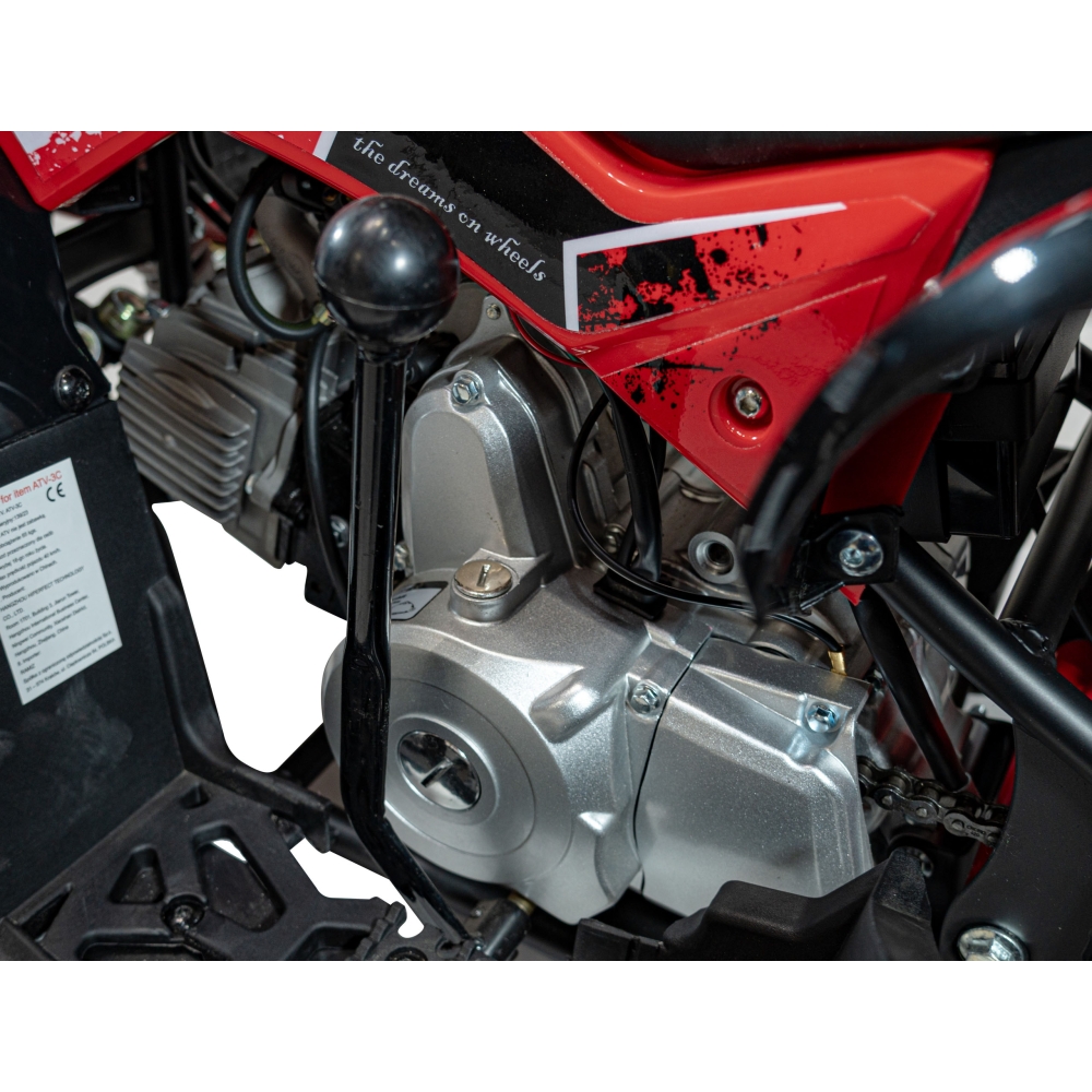 Benzininis keturratis RENEGADE HighPer 110CC, Red-Elektromobiliai vaikams, Keturračiai ir bagiai-e-vaikas