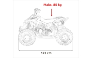 Pojazd Quad Spalinowy RENEGADE HIPERFECT 110CC Czerwony