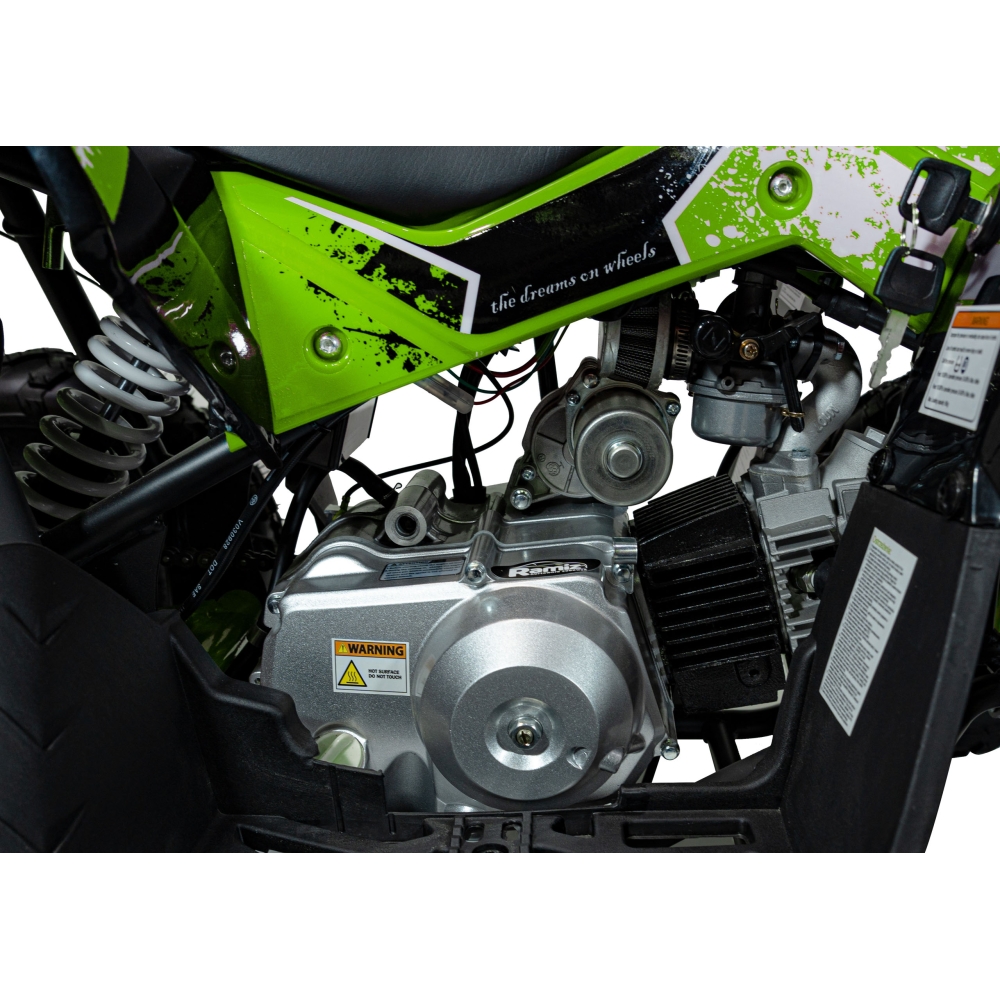 RENEGADE HIPERFECT 110CC žalias motorizuotas keturratis-Elektromobiliai vaikams, Keturračiai ir bagiai-e-vaikas