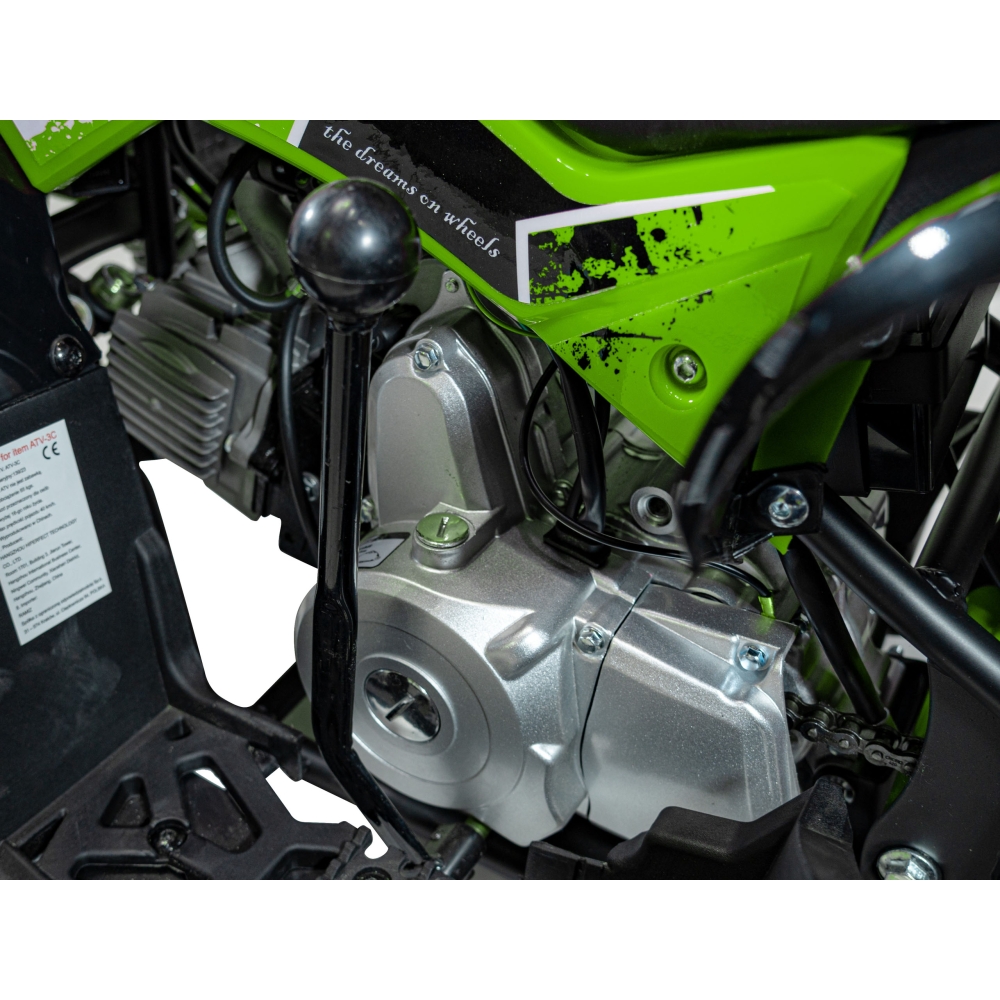 RENEGADE HIPERFECT 110CC žalias motorizuotas keturratis-Elektromobiliai vaikams, Keturračiai ir bagiai-e-vaikas