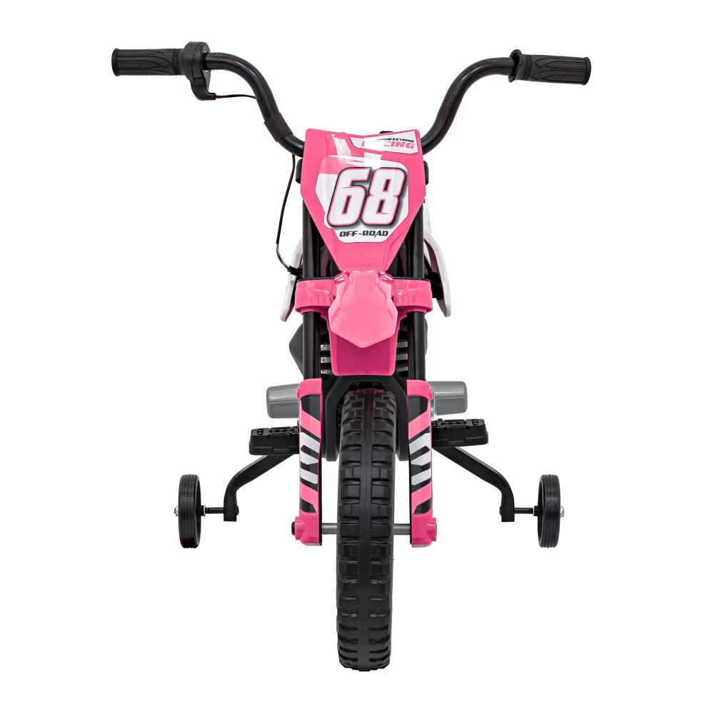 Elektrinis motociklas PANTONE 361C, Pink-Elektromobiliai vaikams, Motociklai-e-vaikas