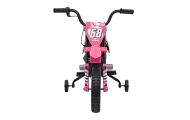 Elektrinis motociklas PANTONE 361C, Pink-Elektromobiliai vaikams, Motociklai-e-vaikas