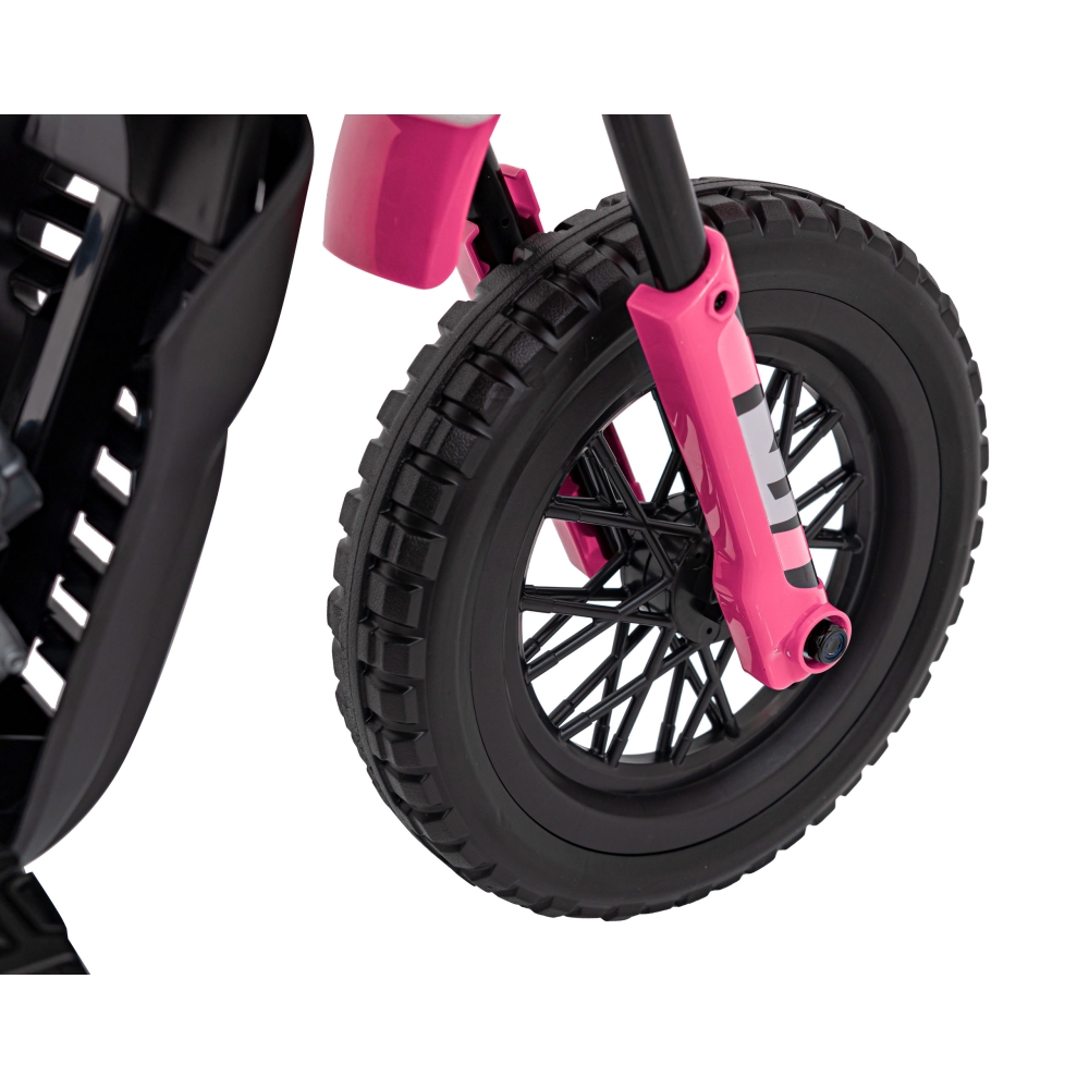 Elektrinis motociklas PANTONE 361C, Pink-Elektromobiliai vaikams, Motociklai-e-vaikas